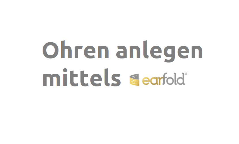 earfold methode ohren anlegen otoplastik