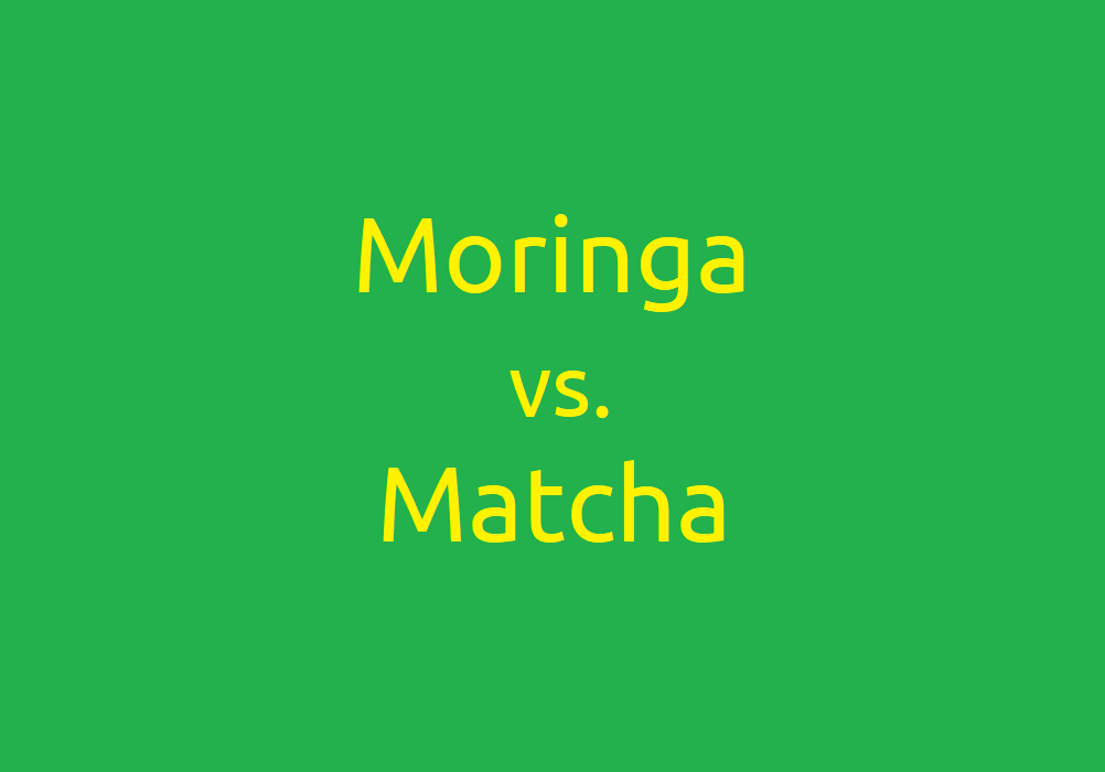 Moringa vs. Matcha - Welches Superfood ist besser?