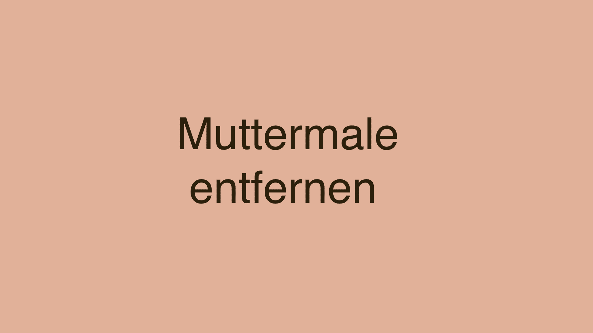 Muttermale: Arten, Behandlung und Entfernung