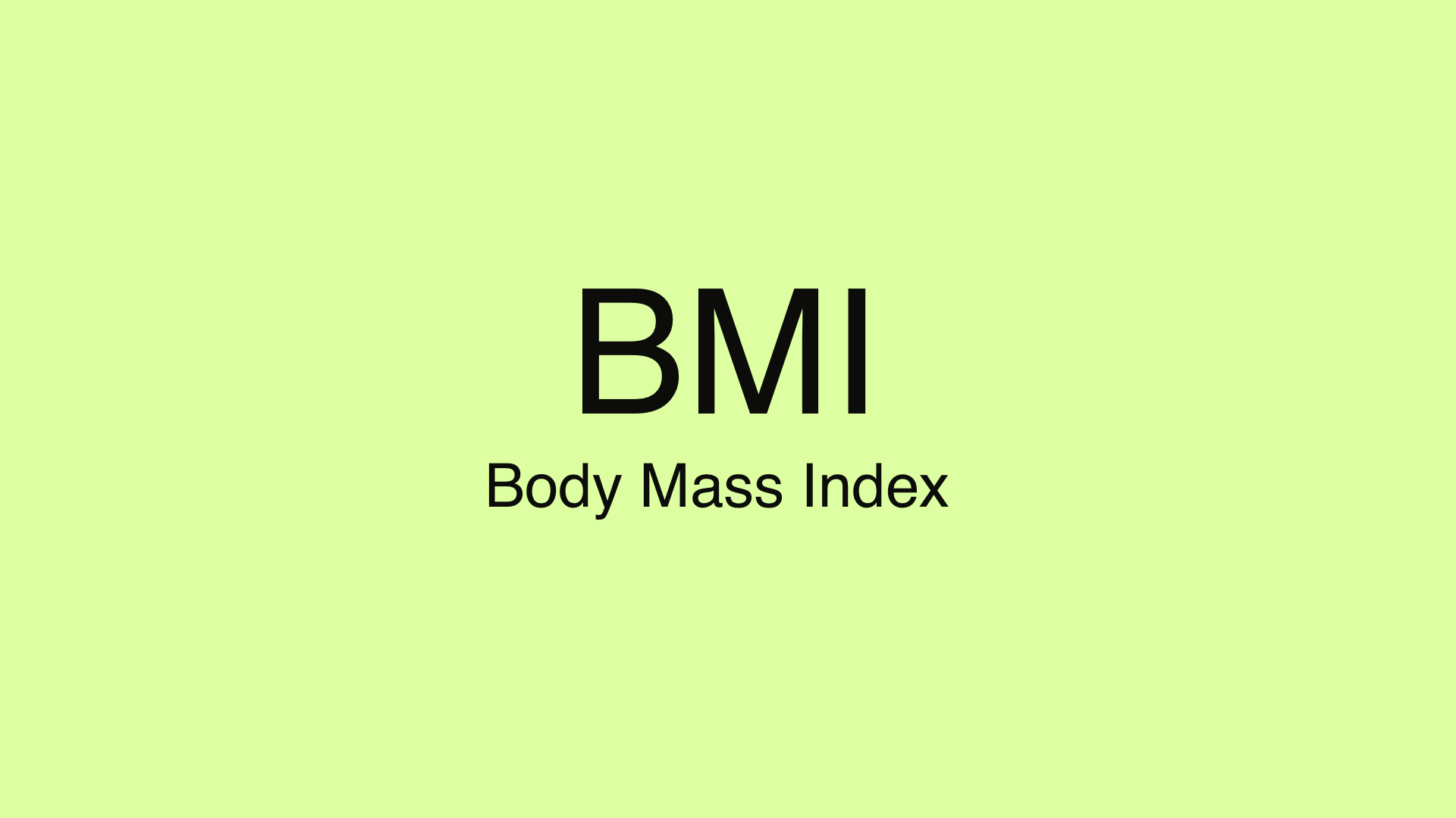 BMI: Die Wahrheit über den Body Mass Index