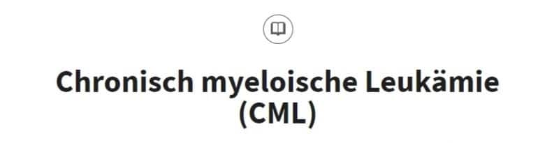 Chronisch myeloische Leukämie CML