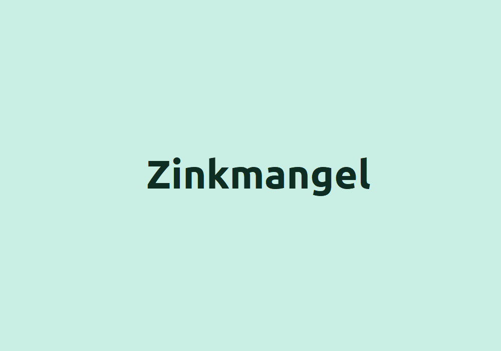 Anzeichen für Zinkmangel Symptome Lebensmittel Risiken