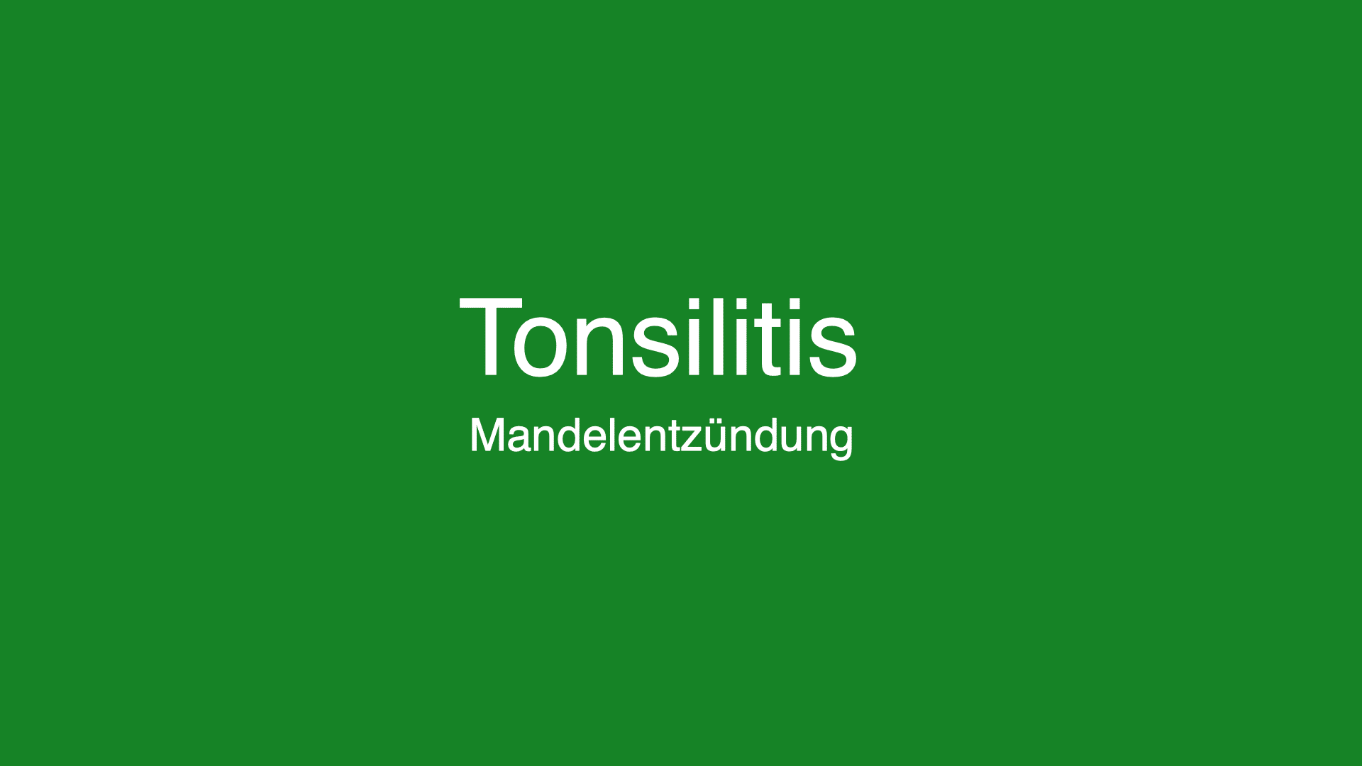 Mandelentzündung - Ursachen, Symptome und Behandlung von Tonsilitis